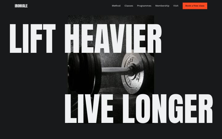 Ironvale, Strength and conditioning gym