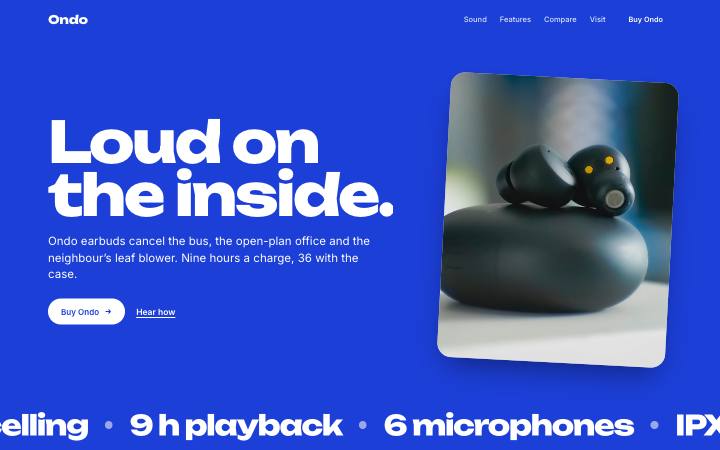 Ondo, Wireless earbuds