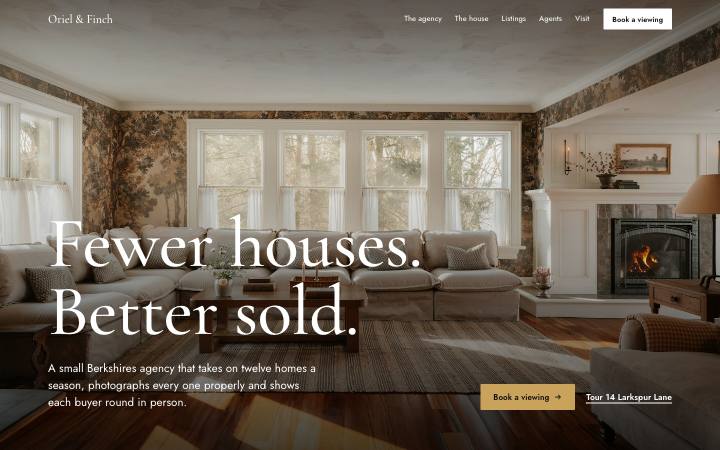 Oriel & Finch, Boutique real-estate agency